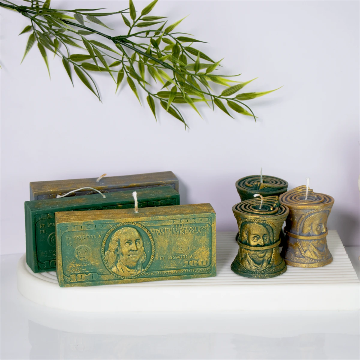 3D Dollar Kerze Silikonform DIY Dollar Banknote Form Duftkerze Gips Seife Harz Herstellung Form Home Decor Handgemachtes Geschenk