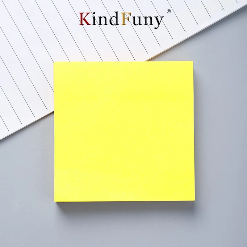 100sheets/Pack Self-Stick Note Self Adhesive Label Message,List,Record,Reminder,Education & Office Supplies