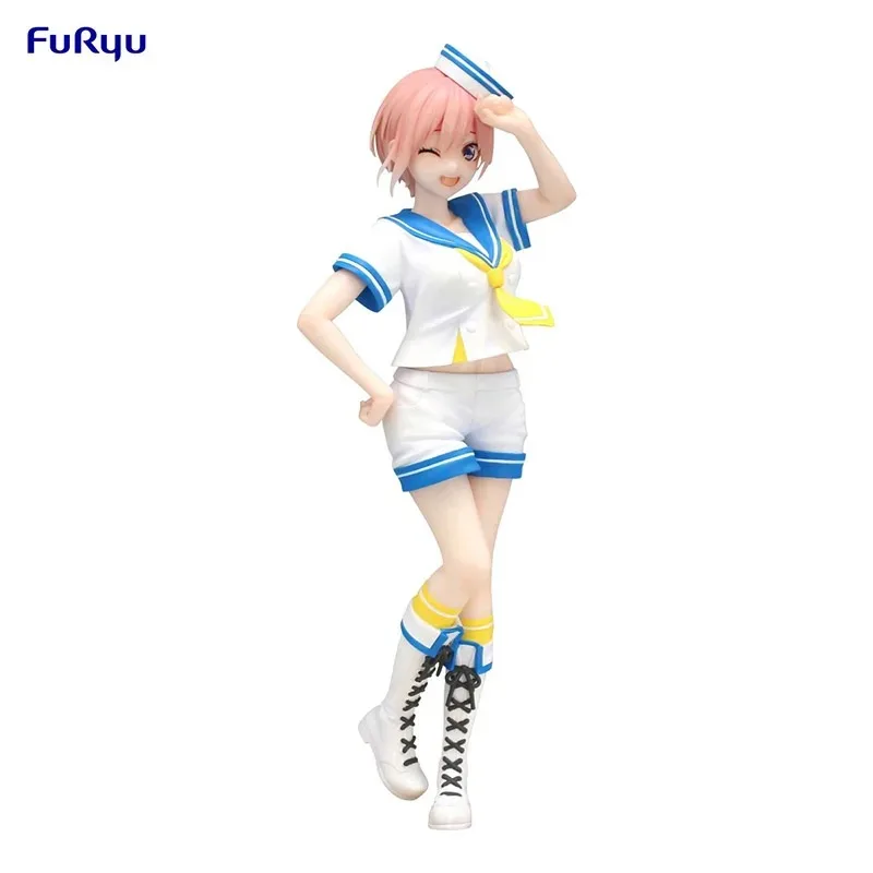 FuRyu Trio-Try-iT The Quintessential Quintuplets Nakano Ichika Nino Miku Yotsuba Itsuki Sailor Suit PVC Anime Action Figures Toy