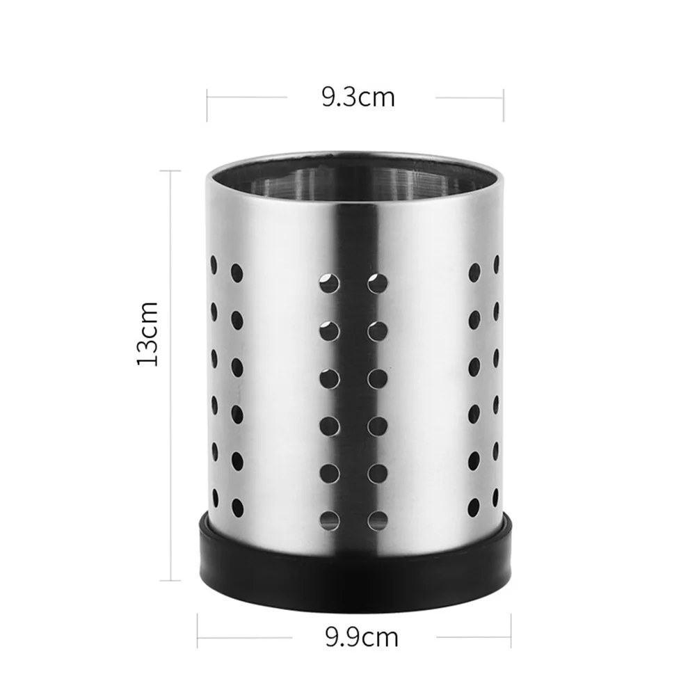 Stainless Steel Chopstick Holder Utensil Organizer Rack Spoon Fork Storage Kitchen Countertop Solution Household Item