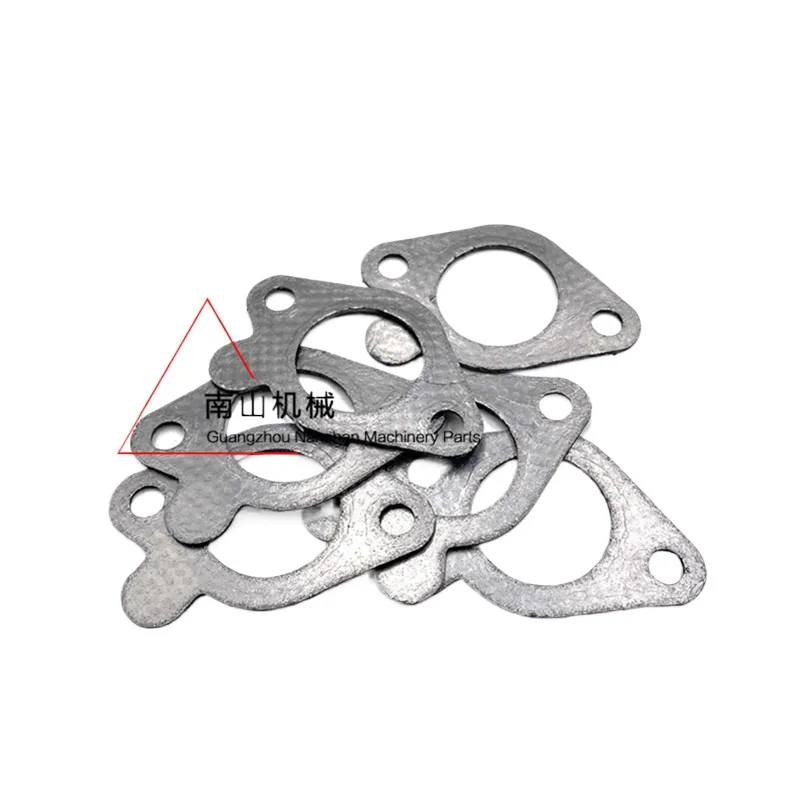 For Cartere324d 325d 326d 329dexhaust Branch Pipe Pad C7engine Exhaust Branch Gasket Excavator Parts