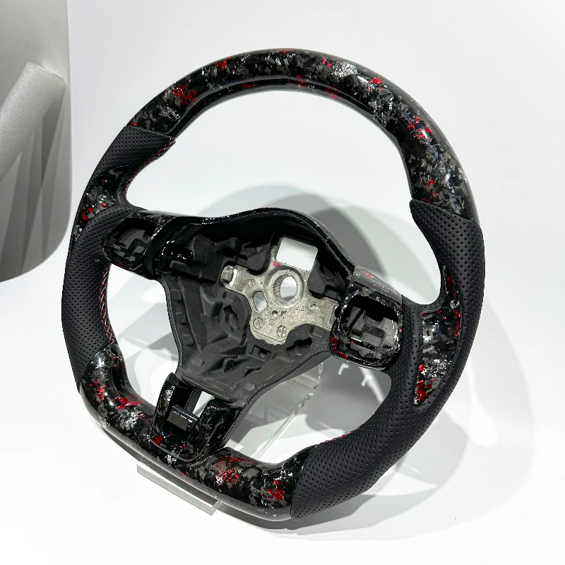 Custom Carbon Fiber Steering Wheel Factory Direct Sales For Volkswagen MK6 MK5 MK4 Golf R GTI GTS GTD GTE Polo GTI Golf 5 Golf 6