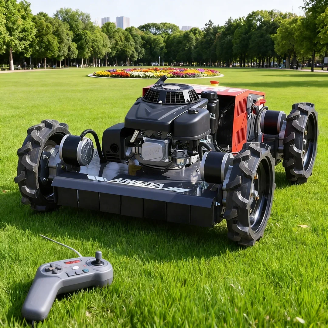 

Customized Small 4WD Remote Control Lawn Mower CE EPA Certified Multi-Scene Stable Durable Hot Sale Model