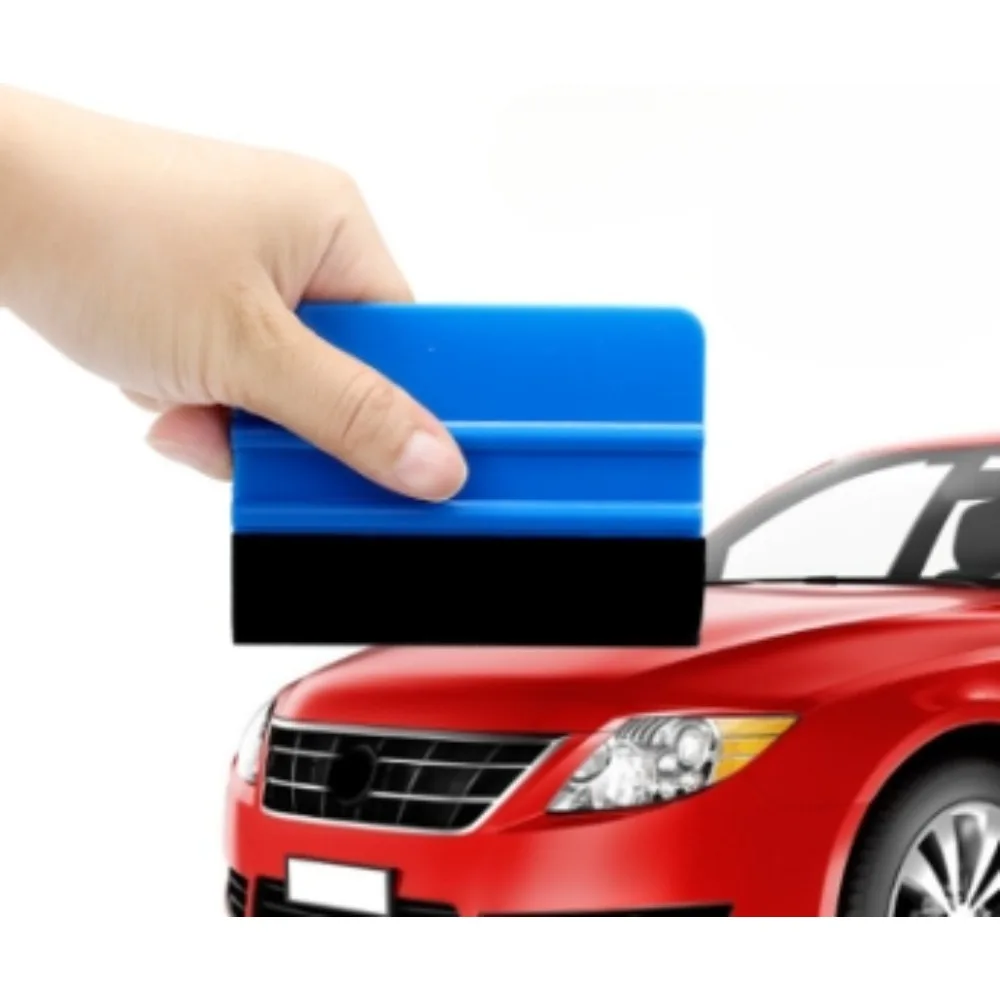 1 st Vilt Rand Zuigmond Venster Verven Tool Auto Vinyl Wrap Schraper Plastic Spatel Kras Gratis Film Zuigmond Behang Smoothing