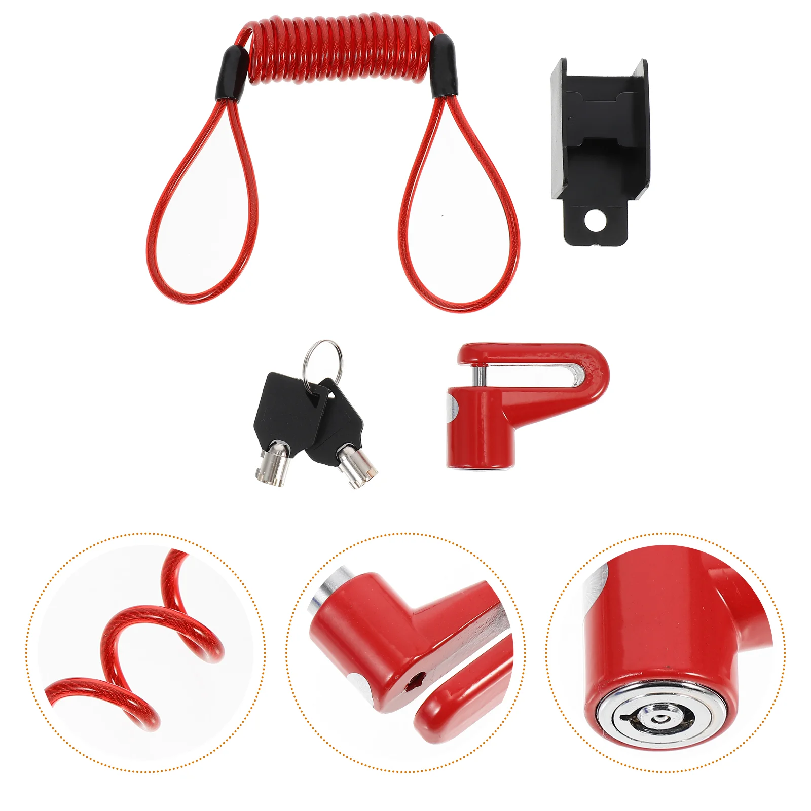 

Lock Scooter Alarm Padlock Sound Bike Scooters Wheel Brake Motorcycle Disc Disk Padlocks Anti Car Anti-theft Beam motorcycles