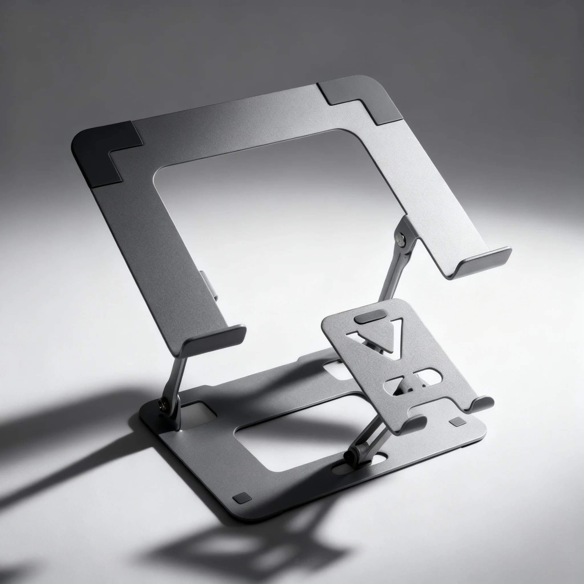 Laptop Stand Holder Riser Adjustable Height 360 Rotating Desktop Cooling Base Universal Notebook PC Computer Elevated Dock Stand