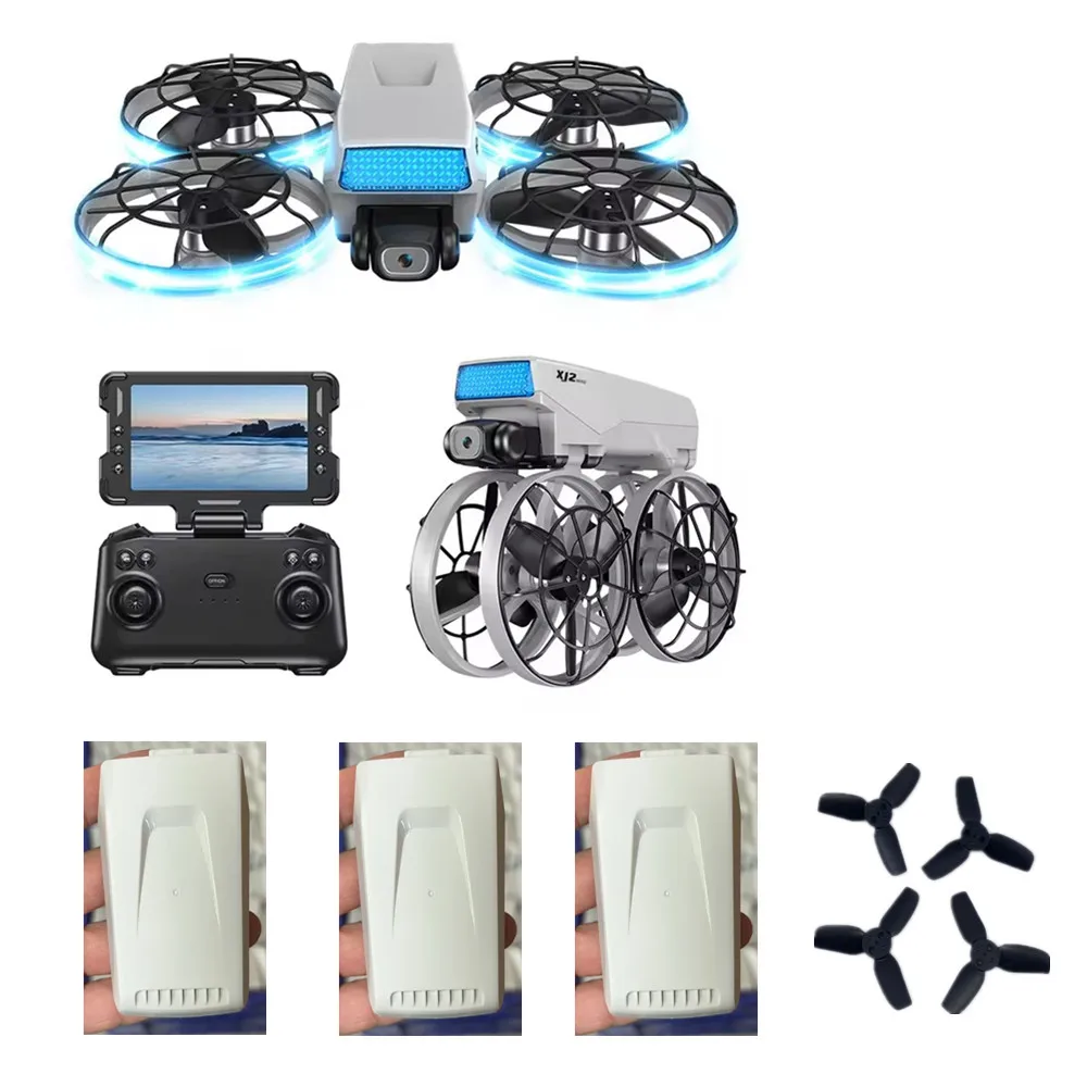XJ2 Mini Drone Battery 3.7v 1300mAh Original Spare Parts / XJ2 Mini Drone Propeller Blade / XJ2 Drone Parts Accessories