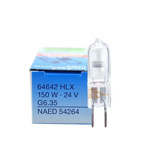 OSRAM 64642 HLX 24V 150W Halogen Lamp NAED 54264 Projector Bulb Xenophot G6.35 Surgical Bulb