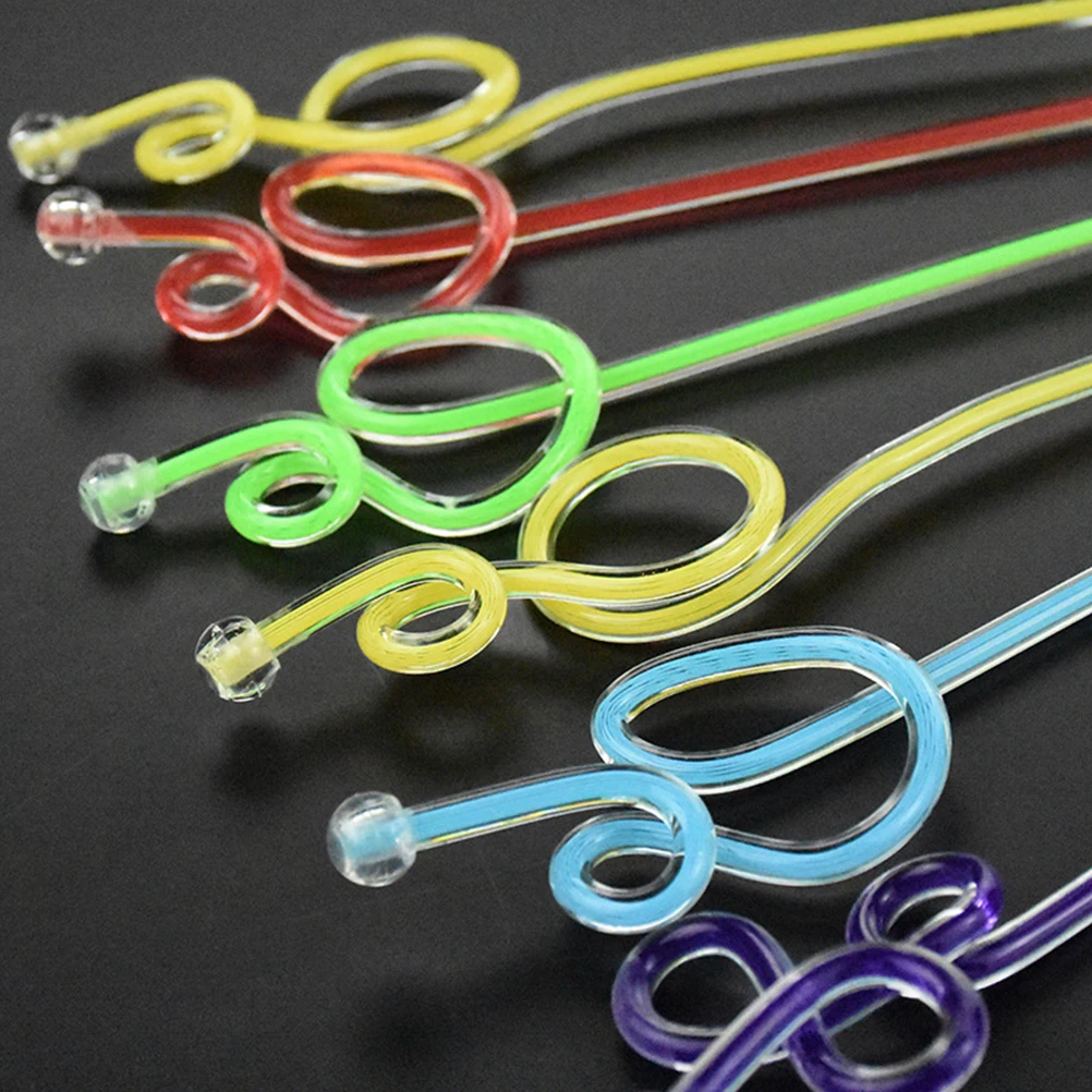 

20pcs Cocktail Drink Stirrers Colorful Acrylic Bar Accessories Mixing Drinks Restaurant Coffee Shop Use Stir Sticks Drink Mixer