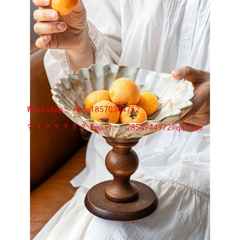 

L High Flower Dim Sum Tray Десертный стол Чайный поднос