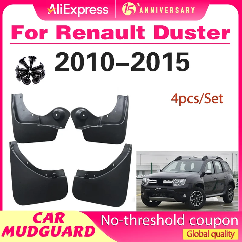 

For Renault Duster 2010 - 2015 2011 2012 2013 2014 Fender Mudguard Mud Flaps Guard Splash Flap Mudguards Car Accessories