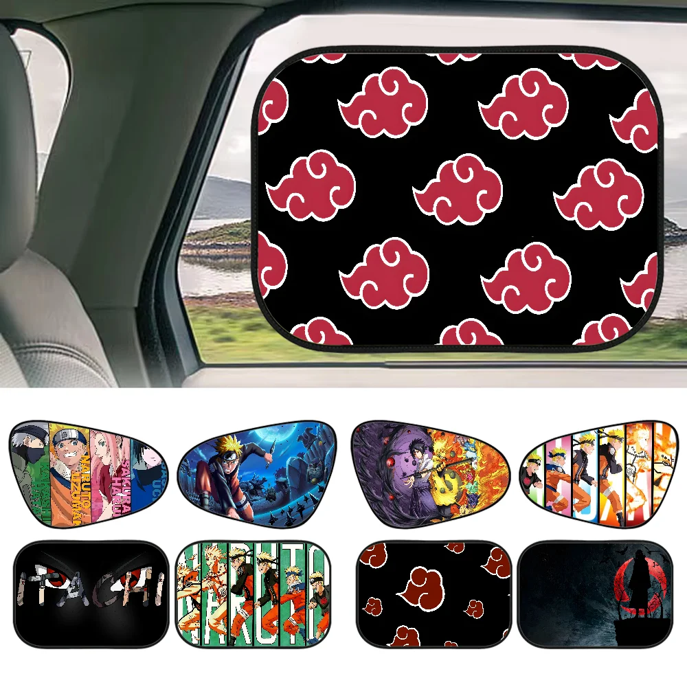 

Amine N-NARUTOS Side Window Sun Shade for Car Electrostatic Curtains Anti-Glare Car Sun Protection Cover 99.9% UVR Blocking