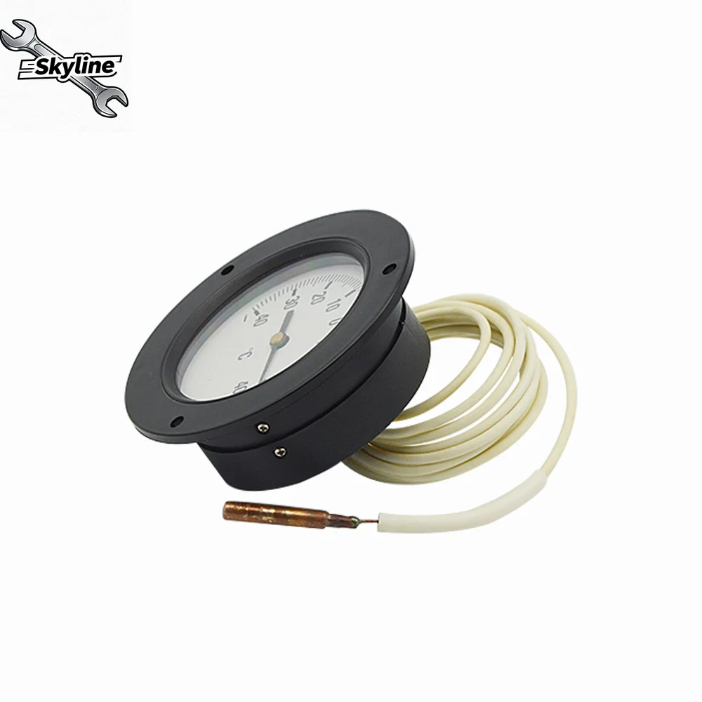 -40-40 Degrees Celsius 63mm Dial Thermometer - Water Temperature Gauge for Air Conditioning Refrigeration Boilers