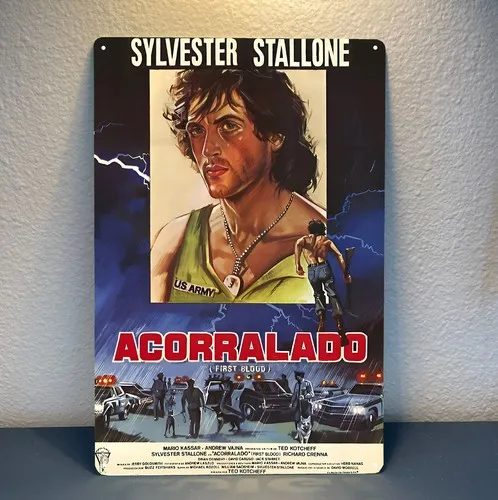 Acorralado Movie Metal Poster - Collectable Tin Sign -