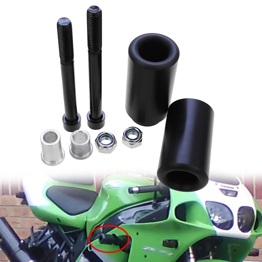 

Motorcycle Frame Sliders Anti Crash Engine Falling Protection Block Fit for Kawasaki ZX-7R ZX7R 1996 1997 1998 1999 2000-2003
