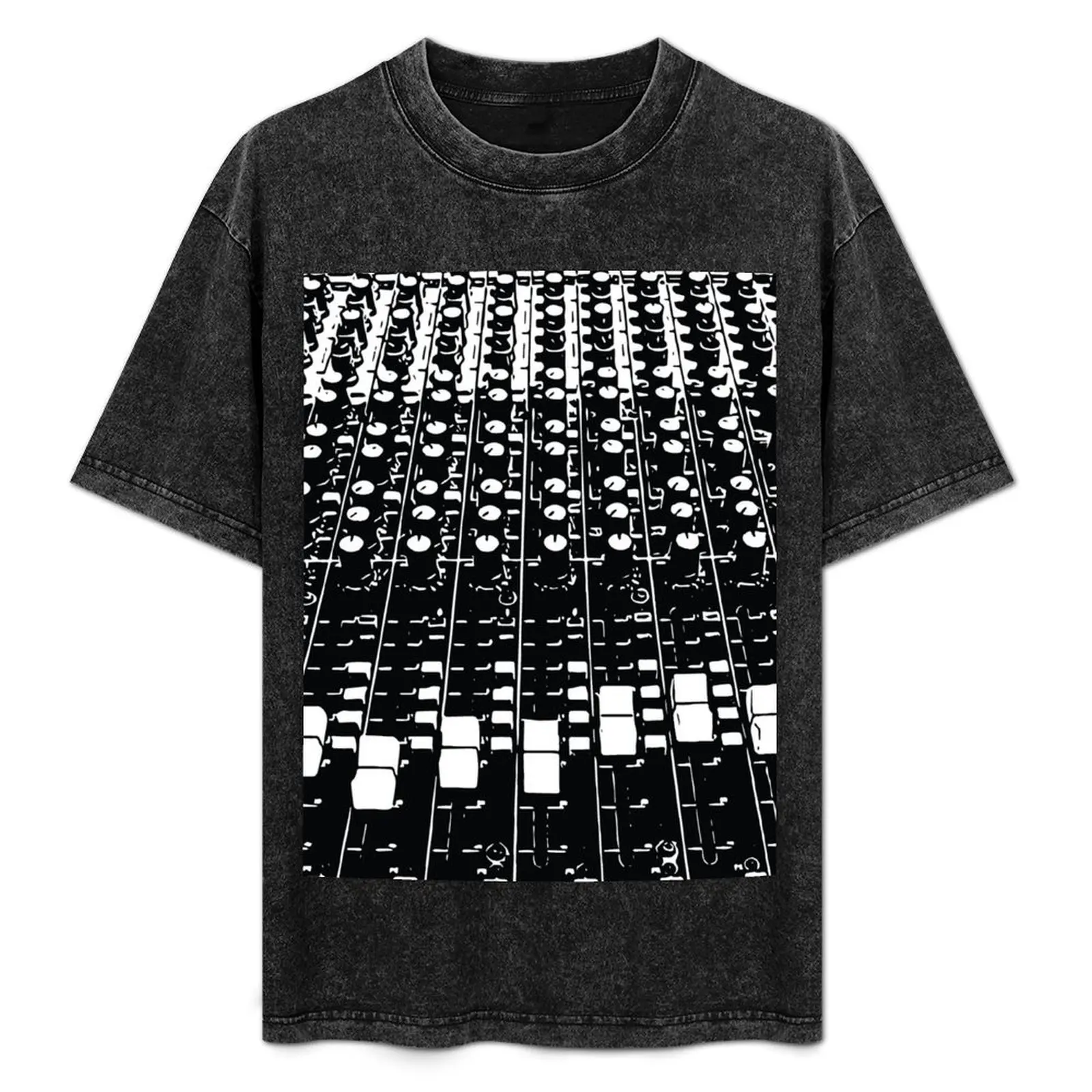 

EDM Sound Mix Board Rave Techno Music T-Shirt Basic Comfort Fit T-Shirt for Men