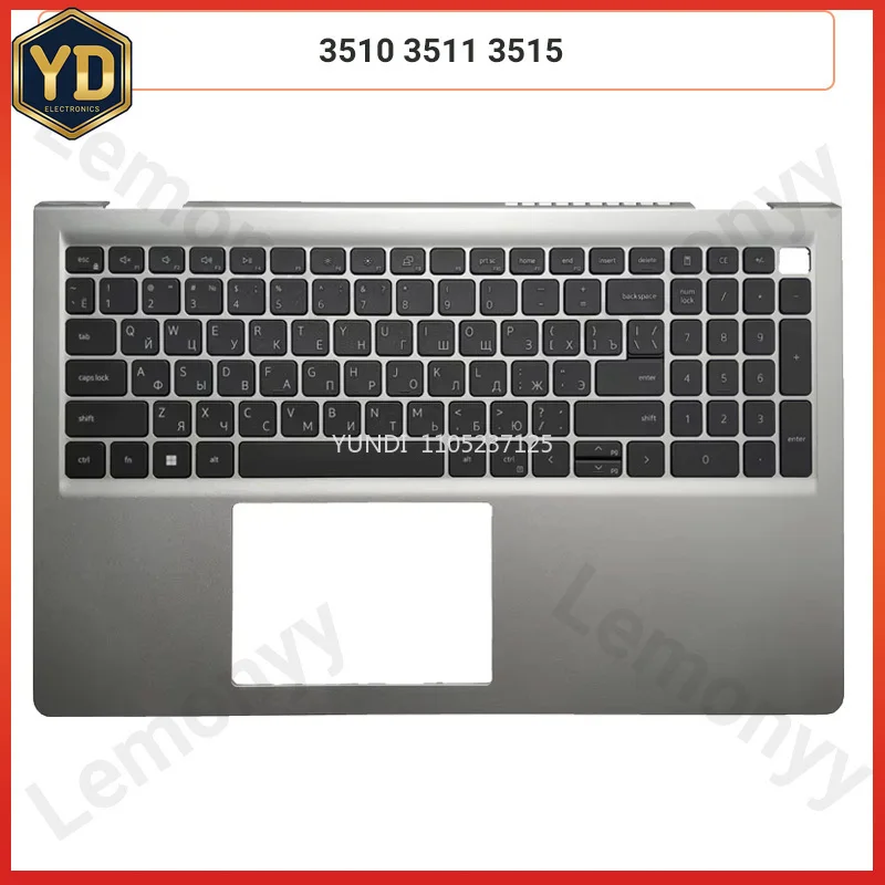 

YD NEW For DELL Inspiron 15 3510 3511 3515 Latin/Spanish/French/Russian/US/UK Laptop Keyboard Palmrest Cover 09CJN3 054WVM