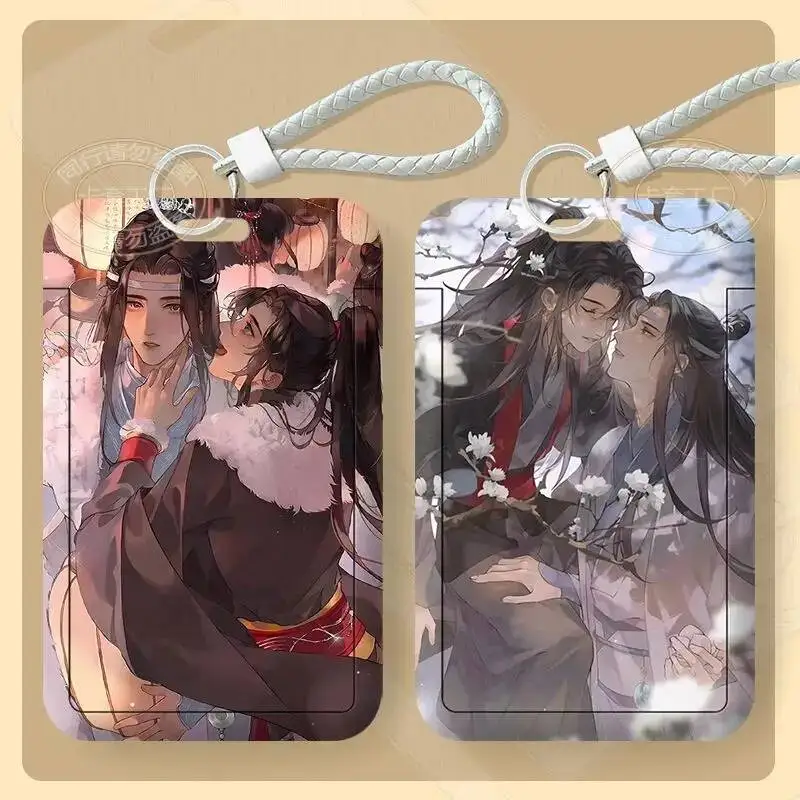 

The Founder Of Acg Diabolism Sliding Cover Style Lunch Holder Plastic Material Guangzhou Bus Card With Lanyard Cultural Product