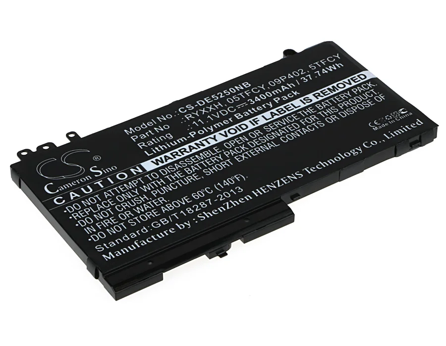 CS 3400mAh/37.74Wh battery for DELL Latitude 12 5000,12 E5550,3150,3160,E5250,E5450,E5550 05TFCY,09P402,5TFCY,NGGX5