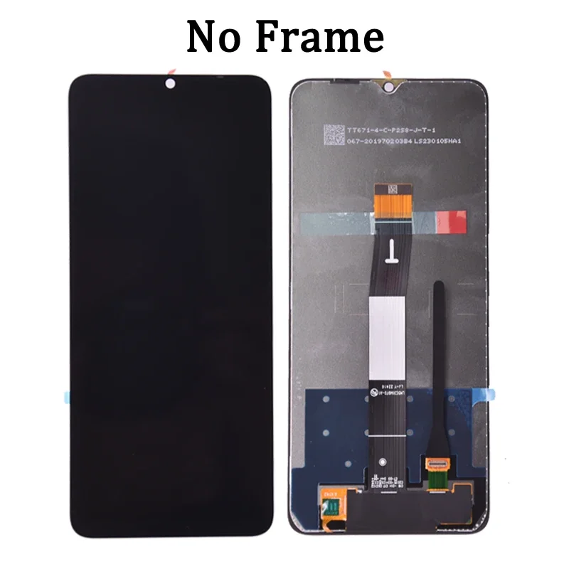 6.71 inches For Xiaomi Redmi 12C LCD Display With Touch Screen Digitizer Replacement Phone Parts Assembly