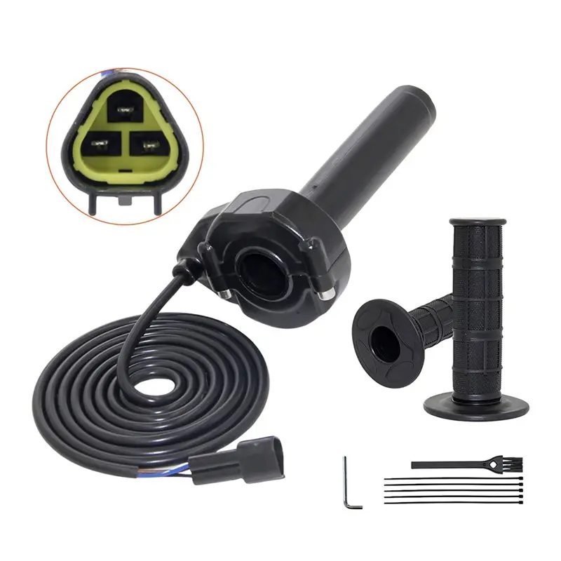 Full Twist Throttle Handle Grips Ebike Throttle For Yozma IN10 In 10 Pro VALTINSU EM5 Electric Dirt Bike Motorcycle