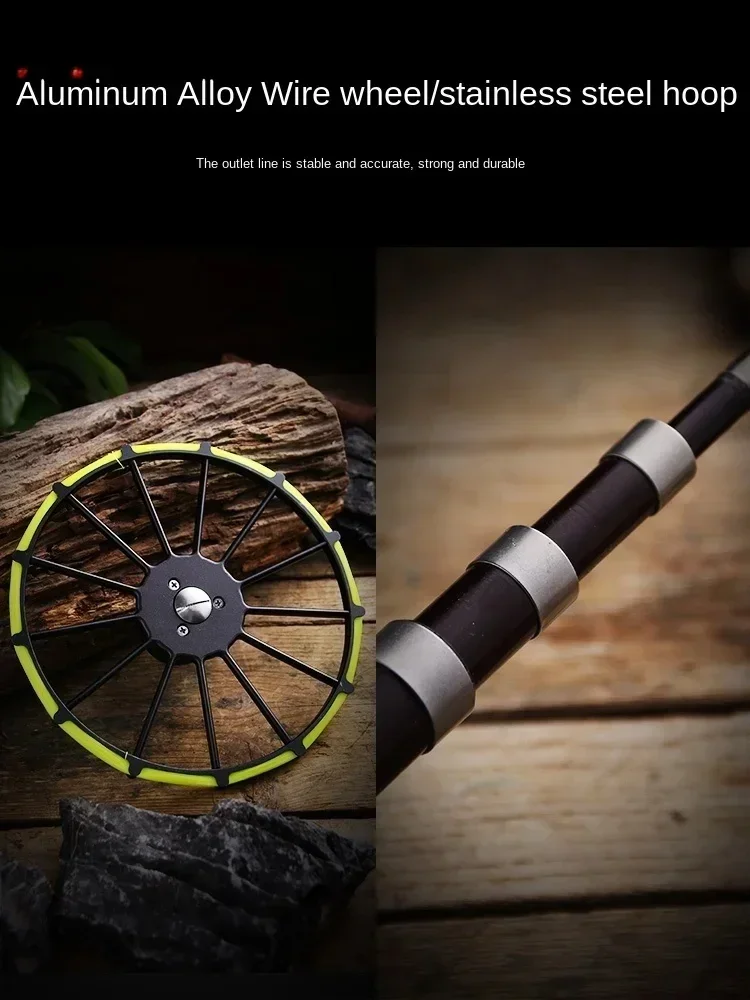 Soft-Shelled Turle Rod Full Set Fishing  Fishing Gun Turtle  Disc Wheel Belt Fishing
