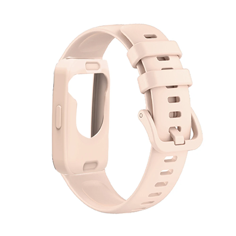 Huaweiバンド用のストラップとケース,柔らかく耐久性のあるtpu時計バンド8,シングルカラーの保護アクセサリー