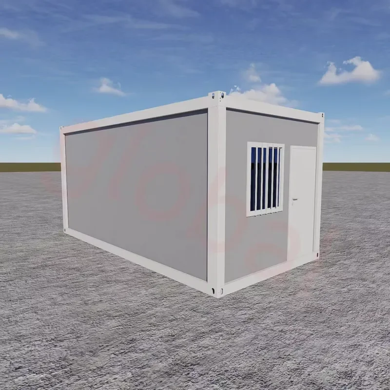 2026Hot Global Brand 20ft Square Z-Folding Container House Prefabricated Steel Breathable Portable Office/Camping/Home 1 Year