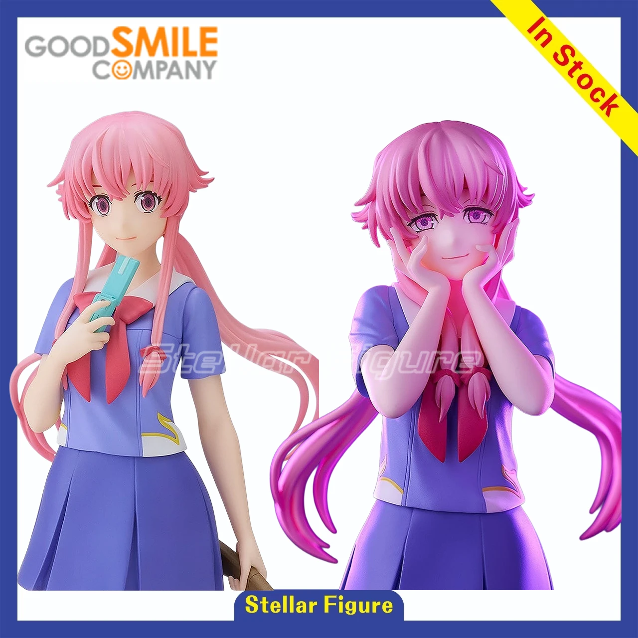 【SF】In Stock GSC POP UP PARADE Future Diary Yuno Gasai 2PCS Figures Model Collection Anime - view 5