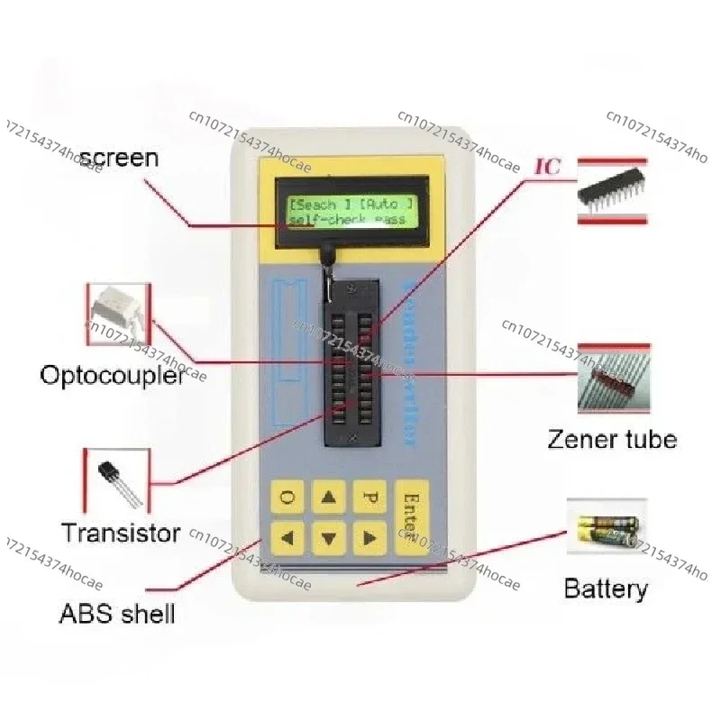 TSH-06F Integrated Circuit IC Chip Tester Transistor Optocoupler Operational Amplifier Regulator Tube Automatic Identification