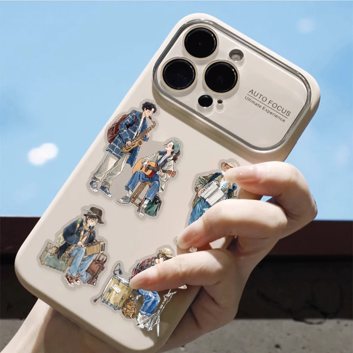 مجموعة ملصقات شخصية نادي الموسيقى من Etori Life Art District لمستلزمات سجل القصاصات وأجهزة الكمبيوتر المحمولة وملصقات الهاتف وديكور الغرفة وعشاق الموسيقى وقرطاسية الطلاب وملصقات الأطفال والهدايا الصغيرة