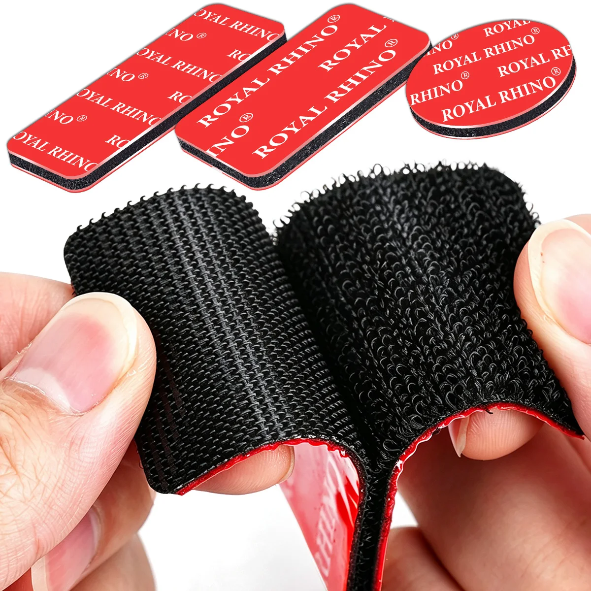Hook and Loop Fastener Tape Strong Self-Adhesive Rectangle Nylon Sticker Adhesive Tape With Strong Glue For DIY CraftNylon