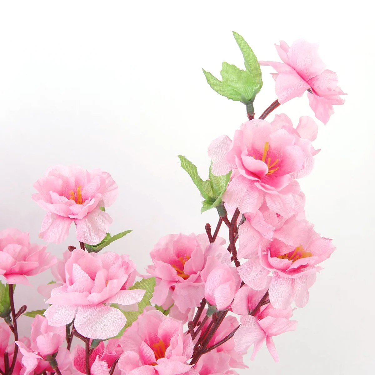 

6pcs Artificial Peach Blossom Silk Flowers 60cm Pink Simulation Branches for Vase Home Office Party Decor Flower