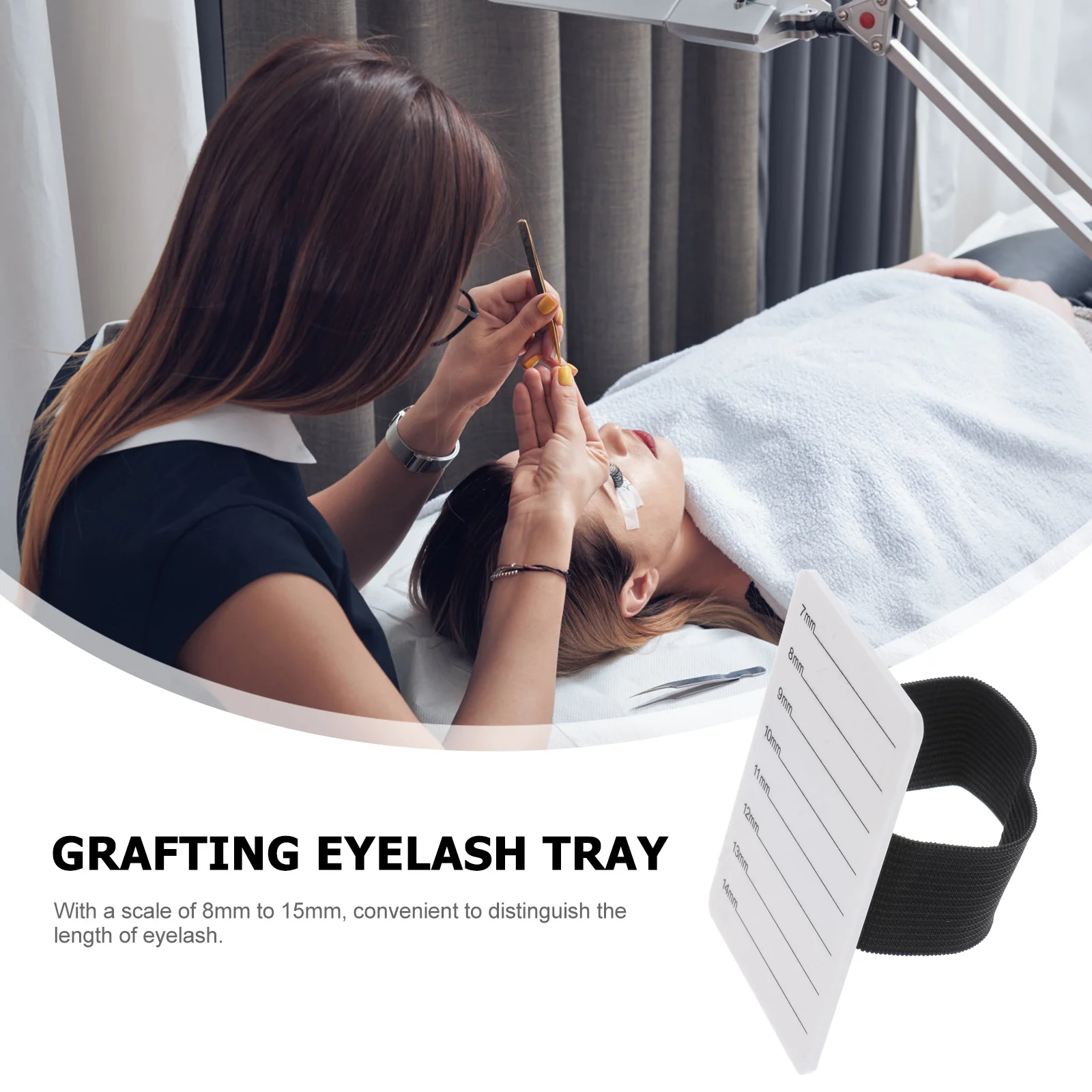 

Grafting Eyelash Tray Eyelash Extension Tray Holder Eyelash Plate Eyelash Hand Plate Lash Holder Eyelash Holder