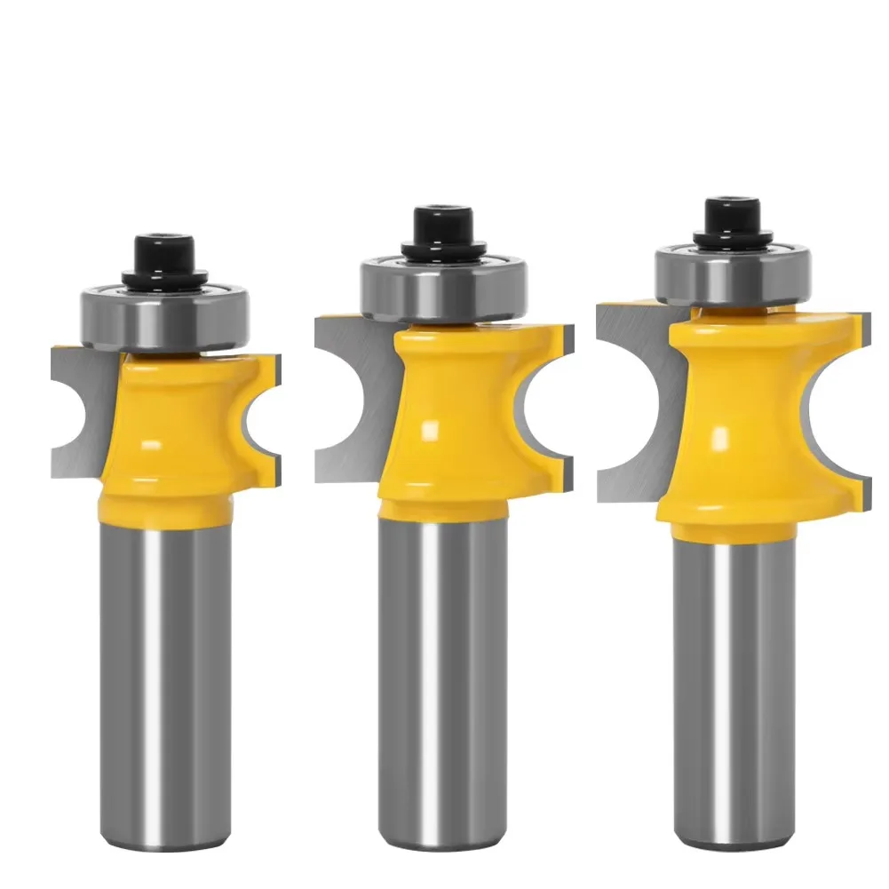 1 قطعة 1/2 "12.7 مللي متر عرقوب قاطعة المطحنة الخشب نحت مقعر بولنوسي حبة العمود الوجه صب راوتر بت الخشب طحن راوتر بت #2