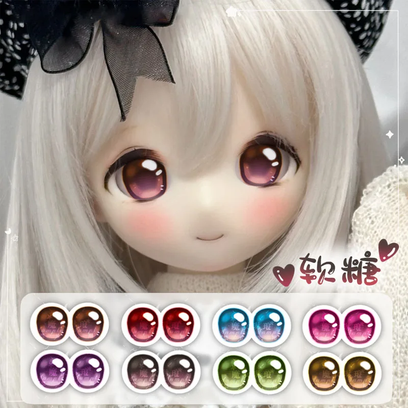 

BJD Eyes doll Metallic effect eyes 10mm-24mm doll acrylic eyes for 1/8 1/6 1/4 1/3 SD DD doll accessories 10mm-24mm doll eyes