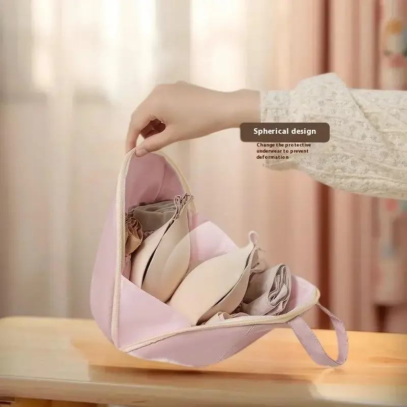 1 قطعة نظارات السفر المحمولة النظارات الشمسية حقيبة التخزين الملابس الداخلية الجوارب الصدرية المنظم يده حقيبة التخزين للملابس الحميمة