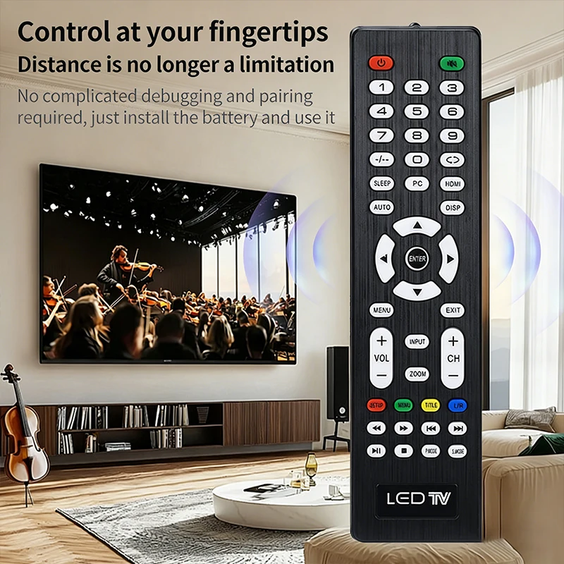 Universal Control DVB-T2 Smart TV & HD Set Top Box Replacement Remote for High Definition Digital STBs
