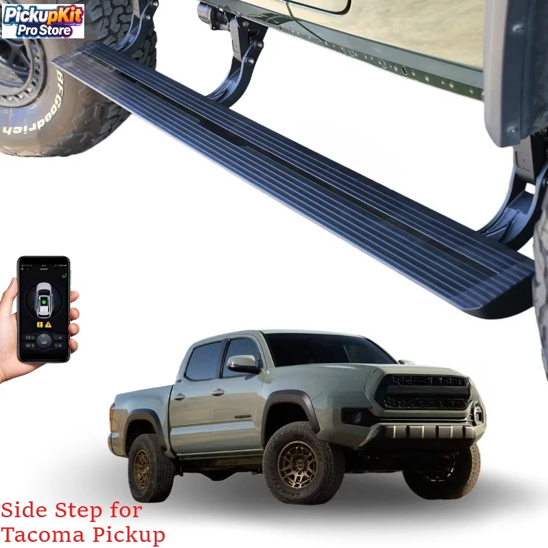 

Aluminum Alloy Automatic Electric Running Board Side Steps for Tacoma Pickup Accessories