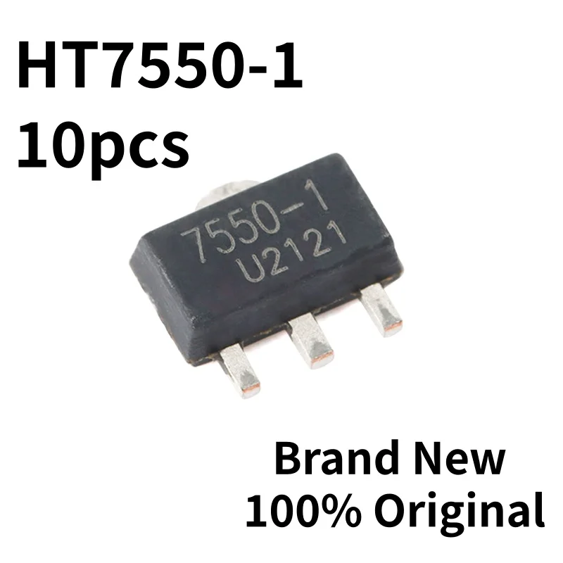 10pcs HT7533-1 SOT-89 3.3V 0.1A Low Dropout Linear Regulator LDO Chip SMD 100% Original Genuine