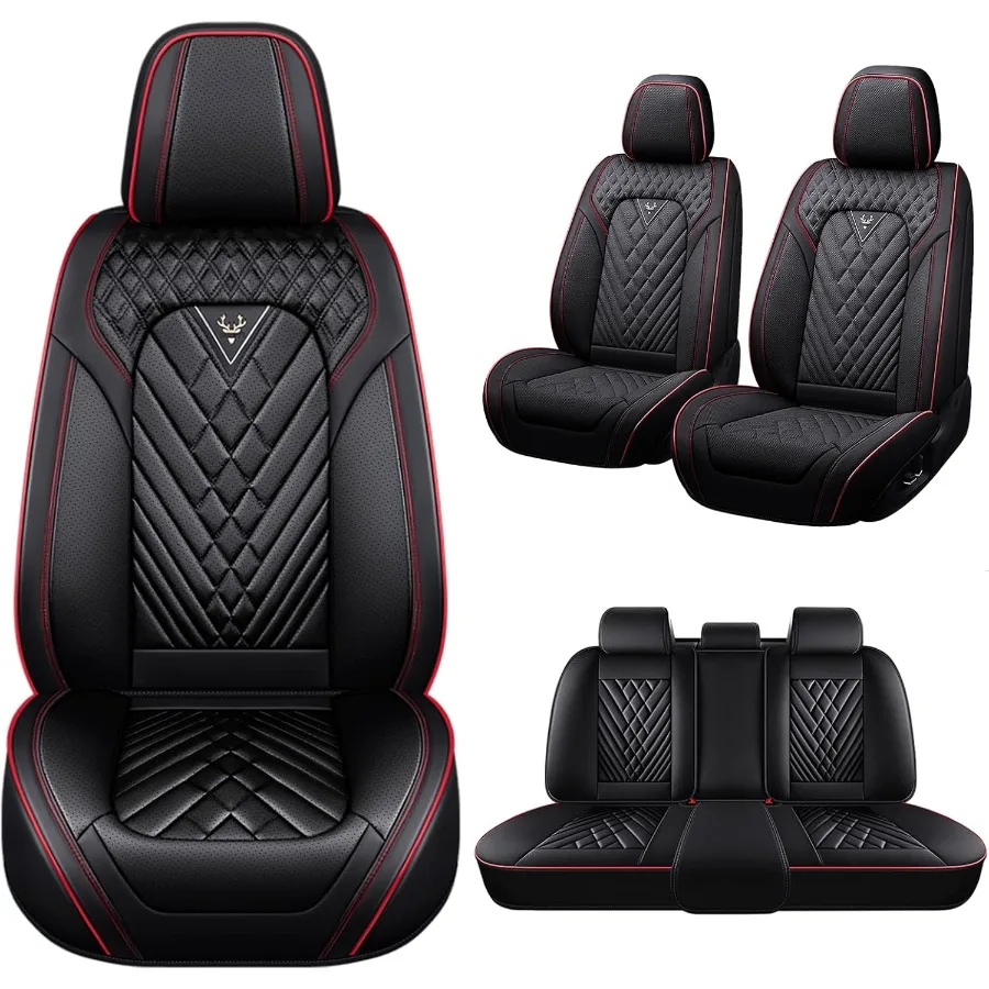 

Чехлы на автомобильные сиденья, подходящие для Dodge Charger 20062023, 5-местный нескользящий кожаный чехол на сиденье из наппа с подушкой безопасности, совместимый премиум-класса Sport