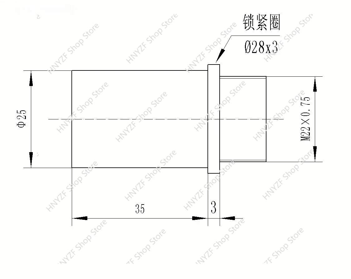 D25mm/M22 Small Laser Beam Expander Laser Beam Shrinker 1.2x 1.5x 2x
