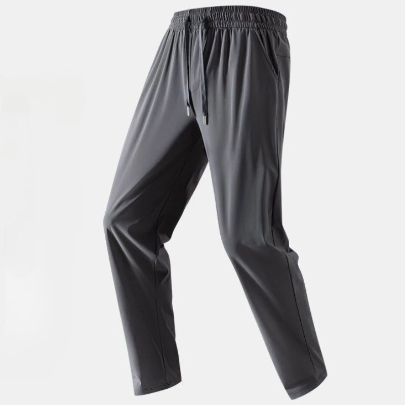 

Straight Drawstring Elastic waist Stretch Casual Man Trousers M-4XL Men's Sweatpants Men's Pants Loose Haren Joggers Sportswear