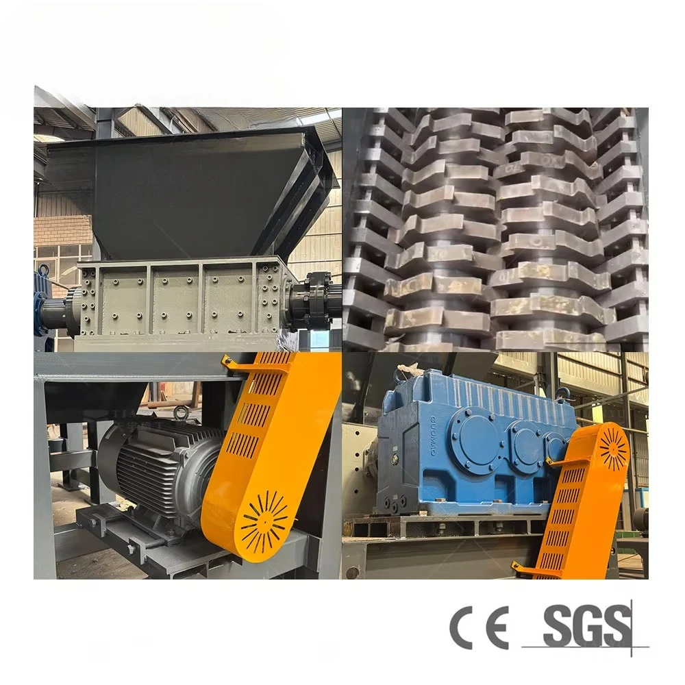 Suministro de fábrica Máquina trituradora biaxial duradera Máquina trituradora de carne Trituradora de huesos de carne