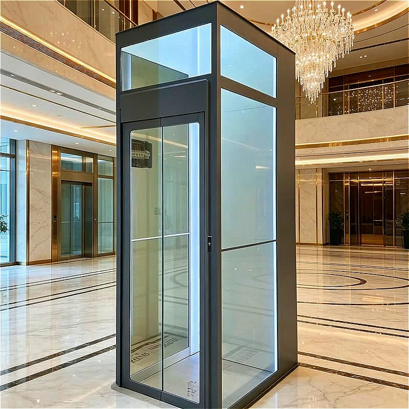Building Elevator 9 Floors 900kg 1.5m S with Destination Dispatching Customized for Corporate Tower High Quality  Hot Sale