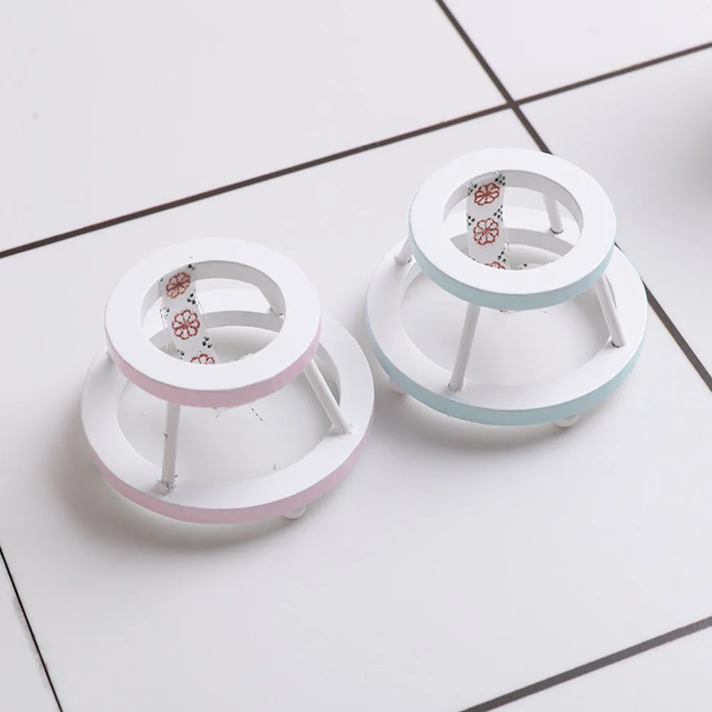 قطعة واحدة من ملحقات مشاية الأطفال الصغيرة، زينة زخرفية رائعة وخفيفة الوزن، باب متحرك نابض بالحياة، تصميم واقعي #4