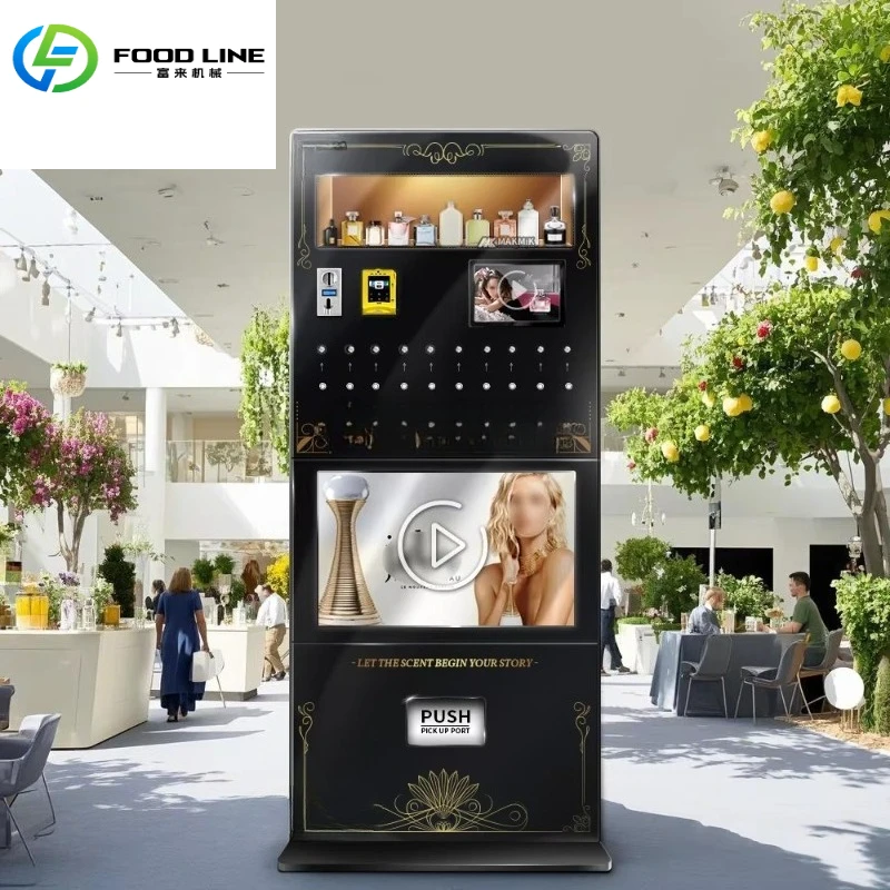 Customized  10 Styles Bottles Perfume Dispenser Dubai Perfume Oil Combo Vending Machine for Perfume Bar With Smell Test Functlon