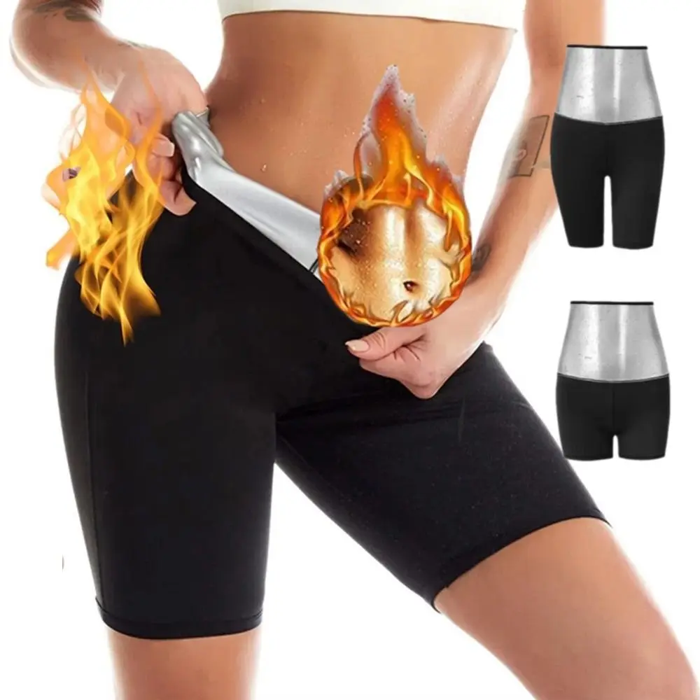 

Термо-компрессионные штаны с высокой талией для коррекции фигуры, эластичные, с эффектом утяжки талии