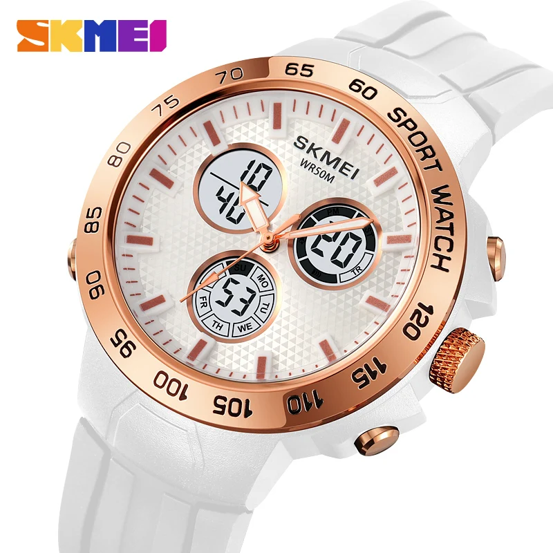 SKMEI 2106 Mens Back Light Sport Watch Waterproof Date Alarm Clock relogio masculino 3 Time Countdown Timer Digital Wristwatches