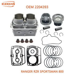 Kit de junta do anel do pistão do cilindro, Polaris Ranger RZR Sportsman 800 ATV UTV 2204393 2202917 5247360 5254357 QUAD GO KART